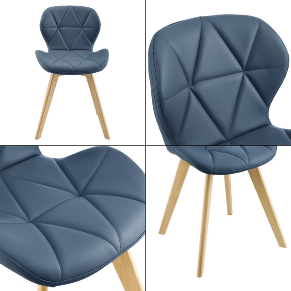 Lot de 6 chaises de salle à manger Älmhult 78 x 47 x 52 cm [en.casa]