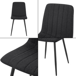 [en.casa] Eetkamerstoel Elsern 89x43x51 cm set van 2 - 8 varianten