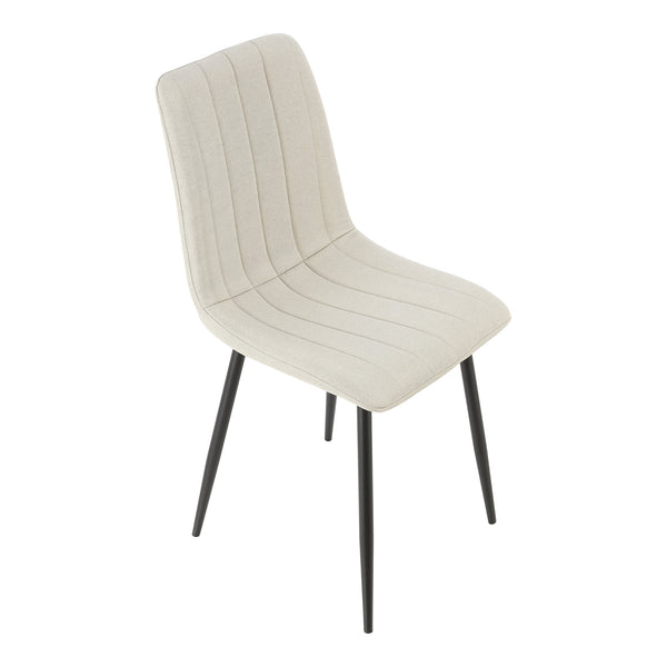 Eetkamerstoel set van 4 Elsern 89x43x52 cm [en.casa]