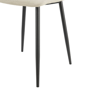 Eetkamerstoel set van 4 Elsern 89x43x52 cm [en.casa]