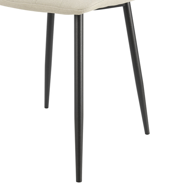 Eetkamerstoel set van 4 Elsern 89x43x52 cm [en.casa]