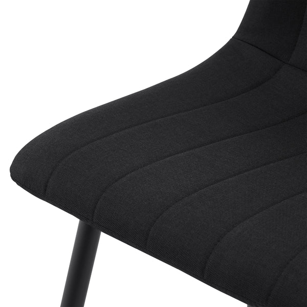 Eetkamerstoel set van 4 Elsern 89x43x52 cm [en.casa]