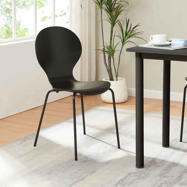Eetkamerstoel Etne 85x48x50 cm set van 4 [en.casa]