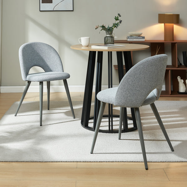 Lot de chaises de salle à manger Karijoki 77 x 50 x 55 cm [en.casa]