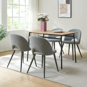 Lot de chaises de salle à manger Karijoki 77 x 50 x 55 cm [en.casa]