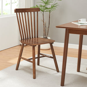 Lot de 2 chaises de salle à manger Karmoy bois d'hévéa 89 x 46 x 52 cm [en.casa]