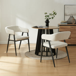 Lot de chaises de salle à manger Kohlmand 77 x 59 x 55 cm [en.casa]