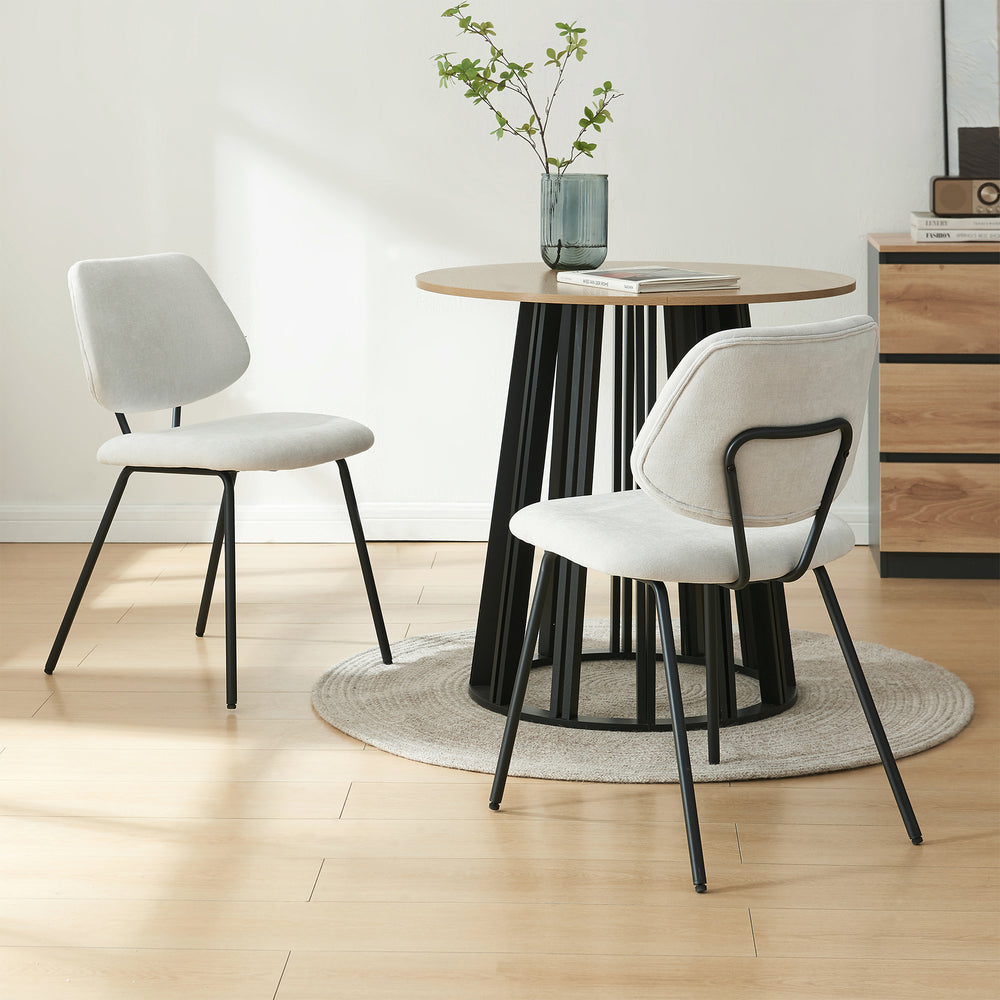 Eetkamerstoel Köma set [en.casa]