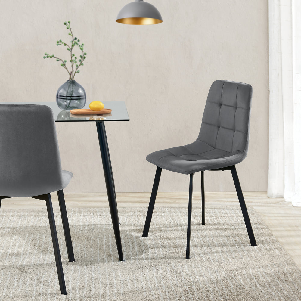 Chaise de salle à manger Lexnitz lot de 2 dans différentes couleurs [en.casa] - premiumXL