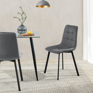 Lot de 2 chaises de salle à manger Lexnitz 89 x 44 x 52 cm [en.casa]