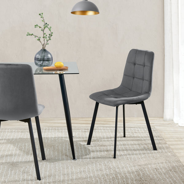 Lot de 2 chaises de salle à manger Lexnitz 89 x 44 x 52 cm [en.casa]