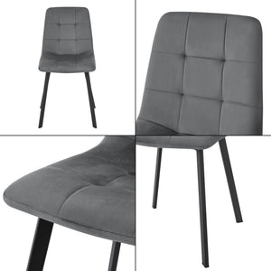 Lot de 2 chaises de salle à manger Lexnitz 89 x 44 x 52 cm [en.casa]
