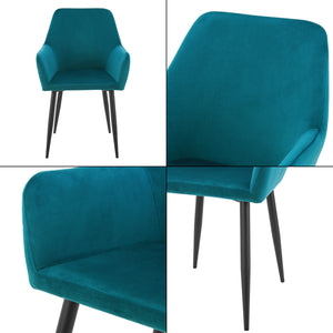 Eetkamerstoel Hollola set [en.casa]
