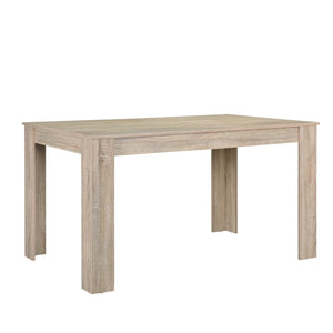 [en.casa] Eettafel Nora 140x90x77 cm - 4 varianten