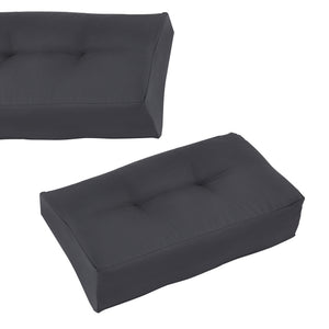 [en.casa] Coussin d’assise / de dossier / d’angle avec palette ou en kit pour canapé euro palette In/Extérieur meubles rembourrés