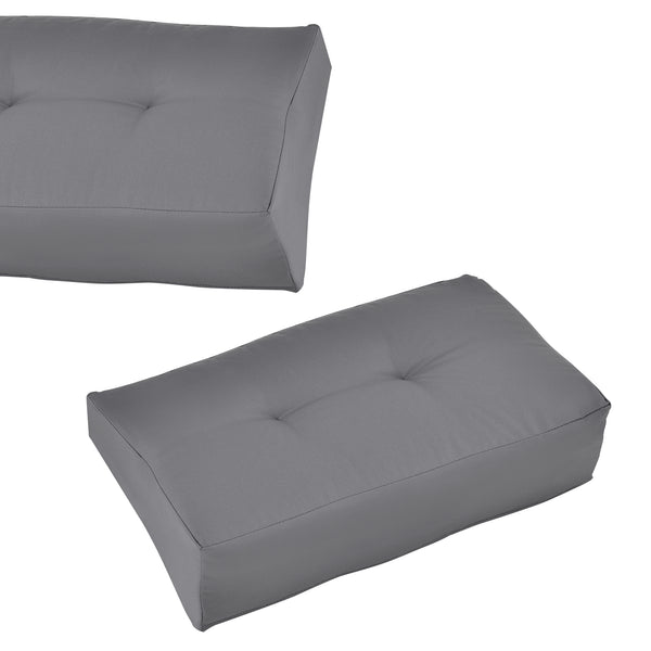 [en.casa] Coussin d’assise / de dossier / d’angle avec palette ou en kit pour canapé euro palette In/Extérieur meubles rembourrés