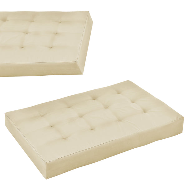 [en.casa] Coussin d’assise / de dossier / d’angle avec palette ou en kit pour canapé euro palette In/Extérieur meubles rembourrés