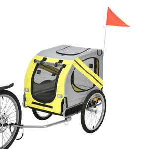 Fietskar fietsaanhanger hondenfietskar opvouwbaar 138x71x90 cm verschillende kleuren