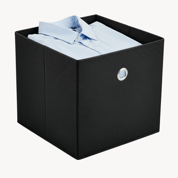 Set de 10 Boîtes de Rangement Textile Non Tissé 28 x 30 x 30 cm [en.casa]