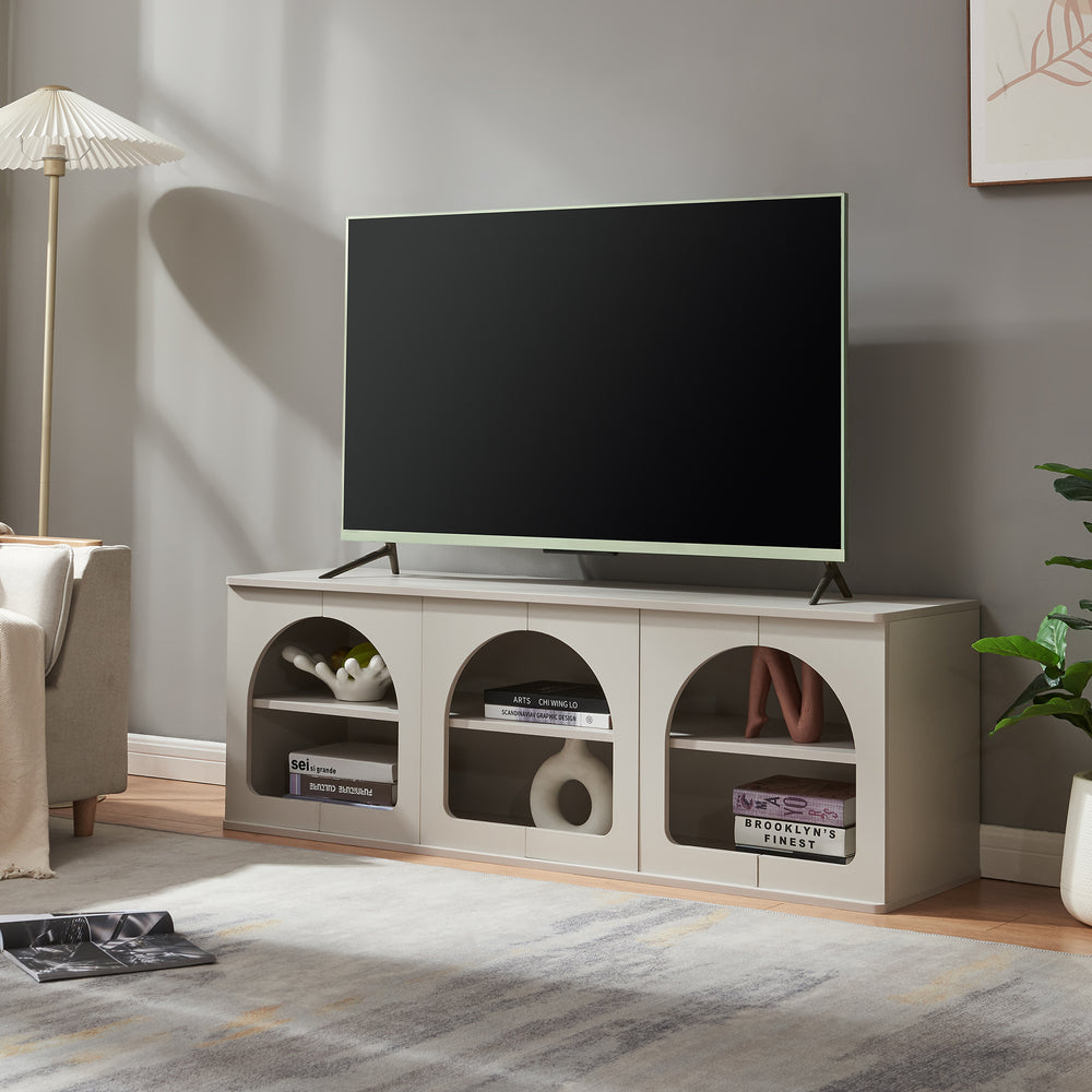 Meuble TV Trorhun 140 x 38 x 48 cm [en.casa] 