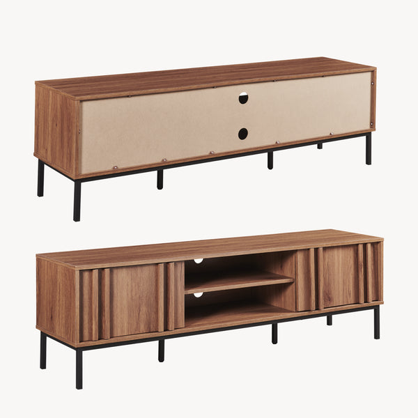 Tv-kast Kilmandar 160x40x49 cm walnootlook [en.casa]