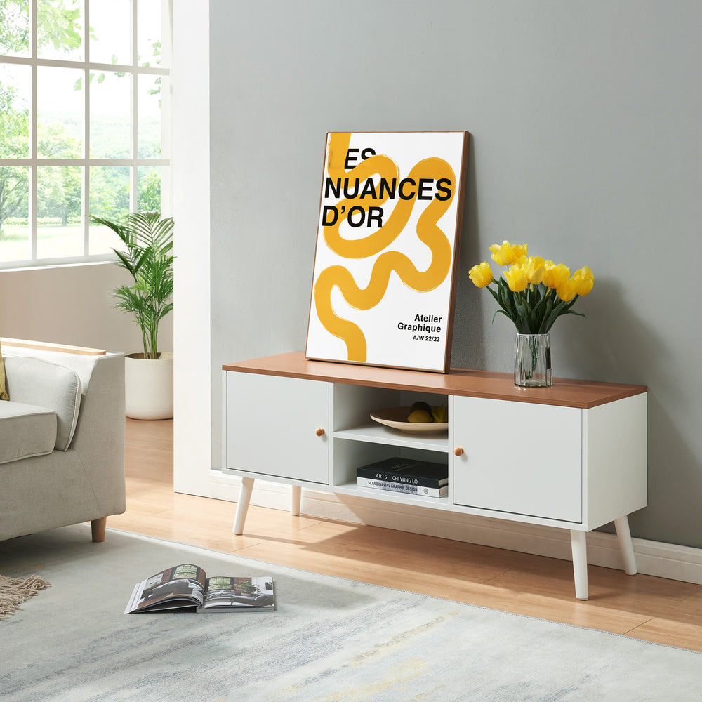 Meuble TV Reyljand 120 x 35 x 50 cm [en.casa]