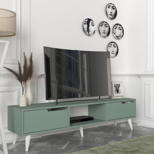 Meuble TV Kullila 160 x 35 x 40 cm [en.casa]