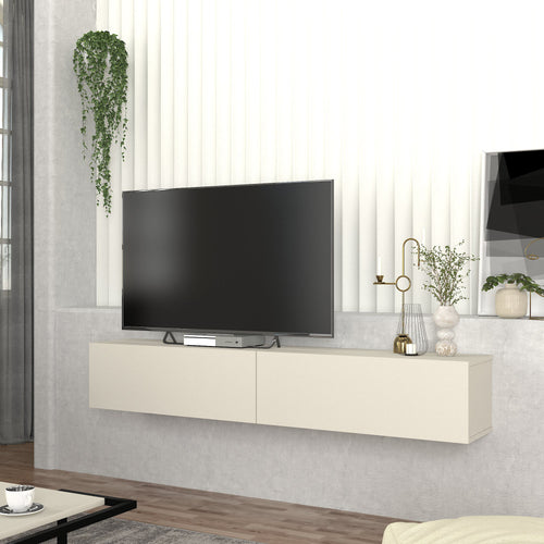 Meuble TV mural Nolven [en.casa]