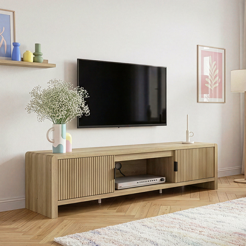 Meuble TV Lukkodso 150 x 40 x 40 cm [en.casa] 