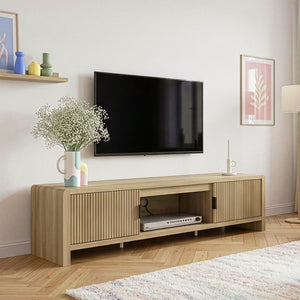 Meuble TV Lukkodso 150 x 40 x 40 cm [en.casa] 