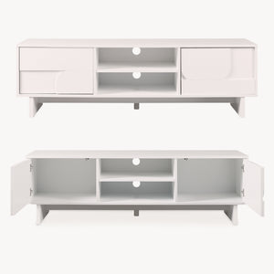Meuble TV Katanshumn avec 2 portes 150x39x45 cm [en.casa]