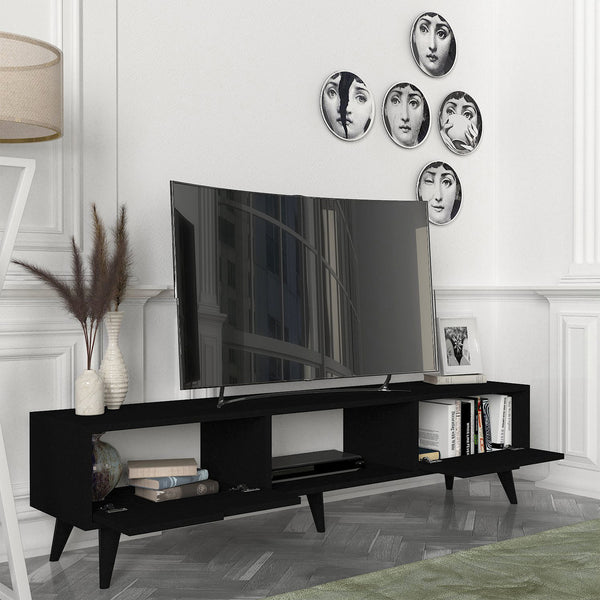 Meuble TV Kullila 160 x 35 x 40 cm [en.casa]
