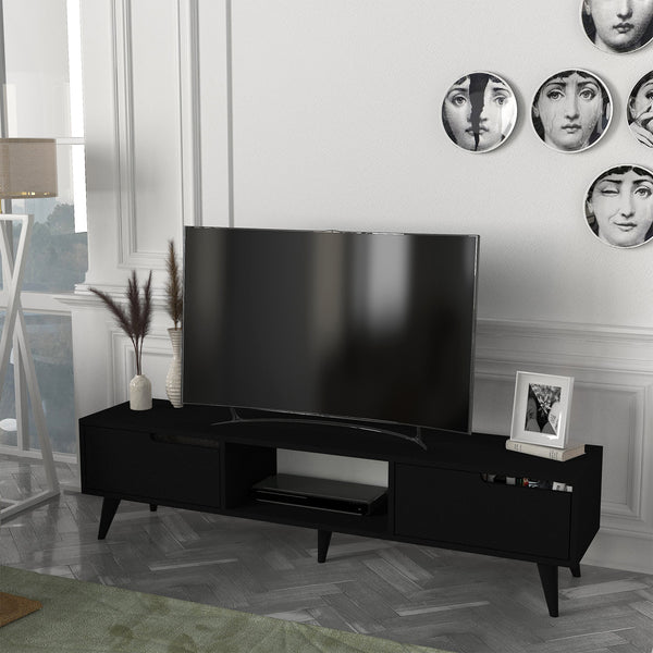 Meuble TV Kullila 160 x 35 x 40 cm [en.casa]