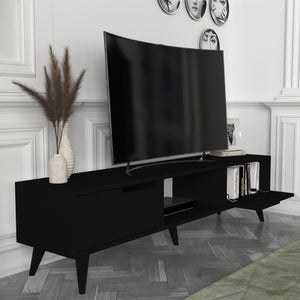 Meuble TV Kullila 160 x 35 x 40 cm [en.casa]