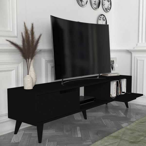 Meuble TV Kullila 160 x 35 x 40 cm [en.casa]
