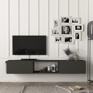 Meuble TV Paltamo 180 x 31 x 29,5 cm [en.casa]