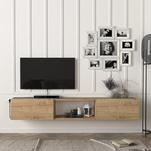 Meuble TV Paltamo 180 x 31 x 29,5 cm [en.casa]