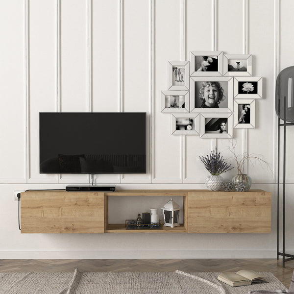 Meuble TV Paltamo 180 x 31 x 29,5 cm [en.casa]