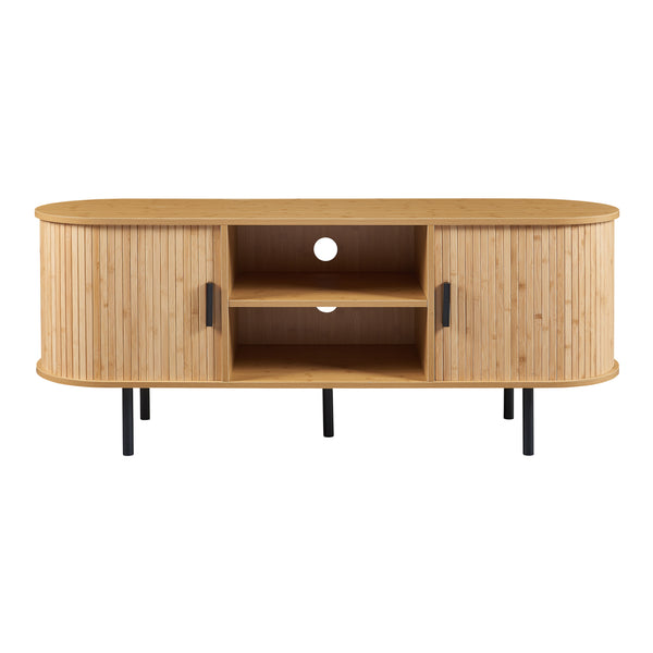 Meuble TV Tvedestrand bamboo 140 x 40 x 55 cm [en.casa]
