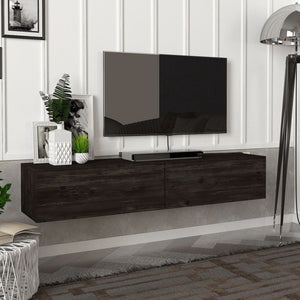Meuble TV Toivakka 135x31x25cm en différentes couleurs [en.casa] - premiumXL