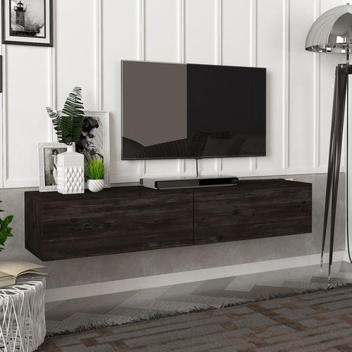 Meuble TV Toivakka 135x31x25cm en différentes couleurs [en.casa] - premiumXL