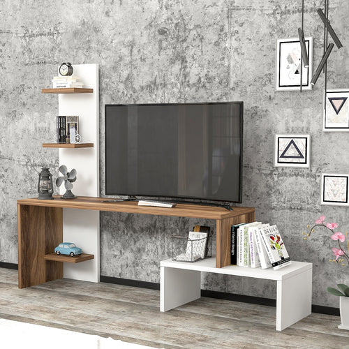 Meuble TV Hörby avec étagère [en.casa] - premiumXL