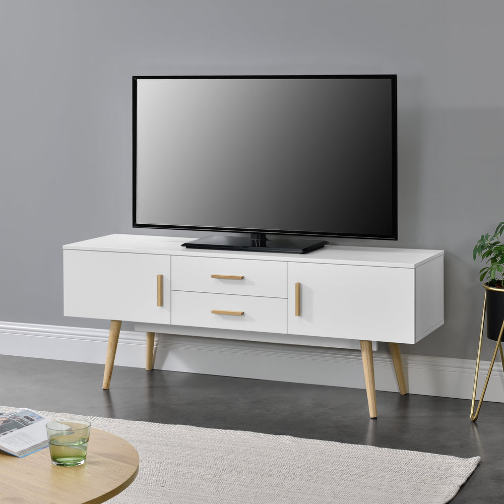 Meuble TV Alavus 140x40x56 cm différentes couleurs en.casa - premiumXL