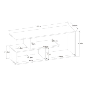 Meuble TV Anän 100 x 30 x 42 cm [en.casa]