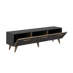 [en.casa] TV meubel Brønderslev 160x37x45 cm - 2 varianten
