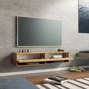 Meuble TV Laitila à porte [en.casa]