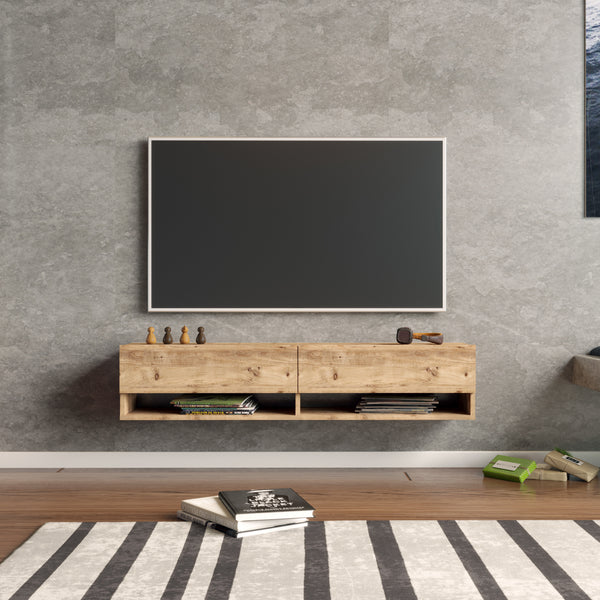 Meuble TV Laitila à porte [en.casa]