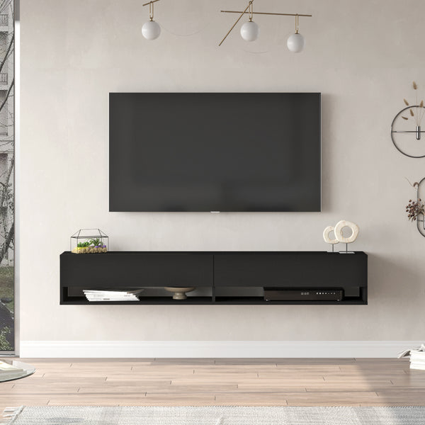 Meuble TV Laitila à porte [en.casa]