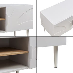 Meuble TV Starvili avec 2 portes 120 x 40 x 45 cm [en.casa] 