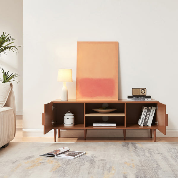 Meuble TV Starvili avec 2 portes 120 x 40 x 45 cm [en.casa] 